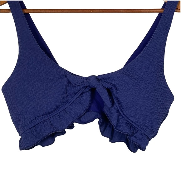 💰 5/25$ ♻️ Shein Purple Ruffle Size Large Bikini Top & Bottom - Picture 2 of 10